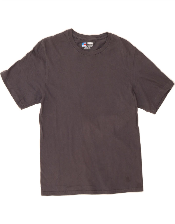 RUSSELL ATHLETIC Mens T-Shirt Top Small Grey Cotton Vintage Russell Athletic and Second-Hand Russell Athletic from Messina Hembry 
