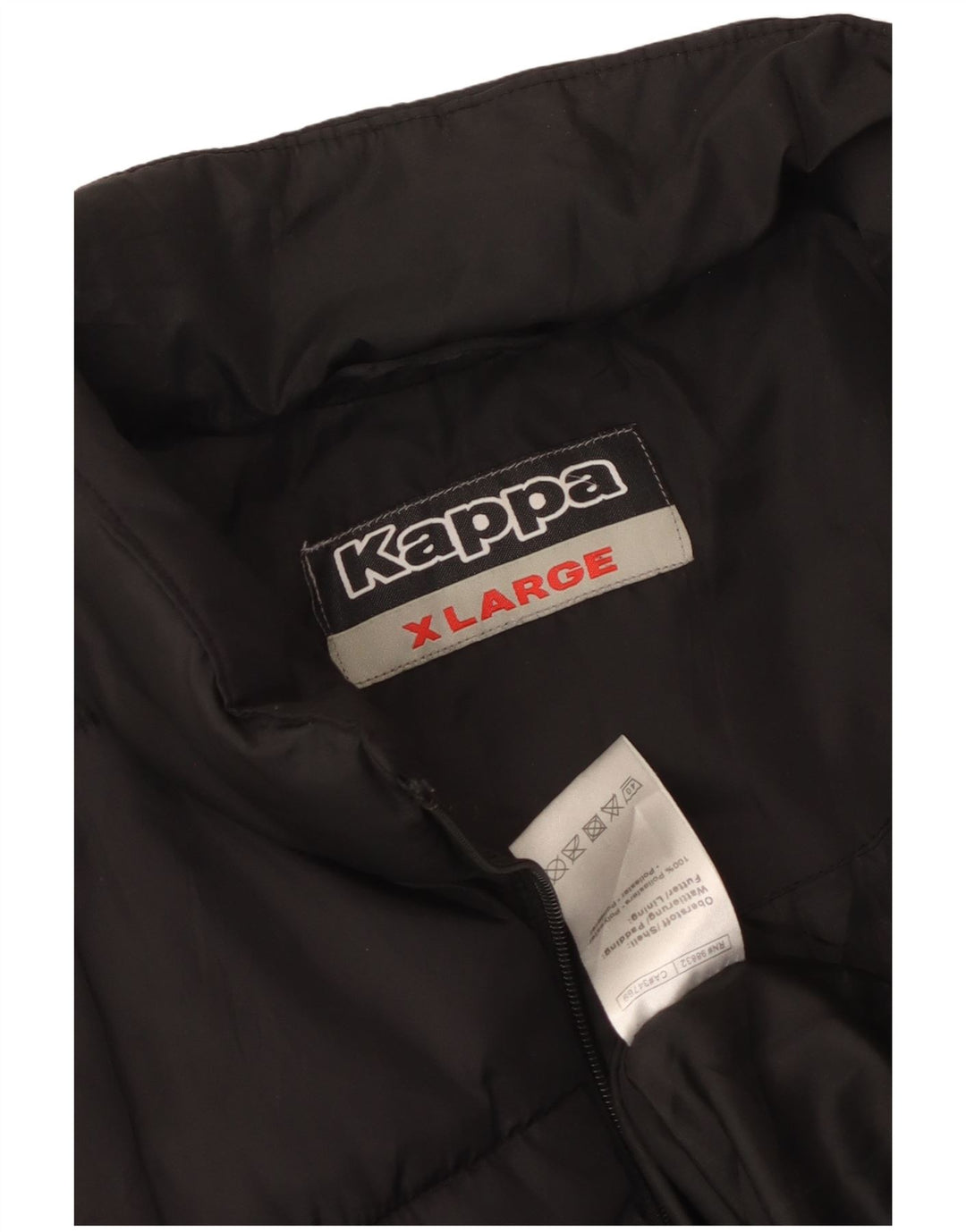 Kappa Γυναικεία επένδυση Gilet UK 18 XL Μαύρος Πολυεστέρας