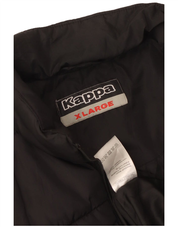 Kappa Γυναικεία επένδυση Gilet UK 18 XL Μαύρος Πολυεστέρας