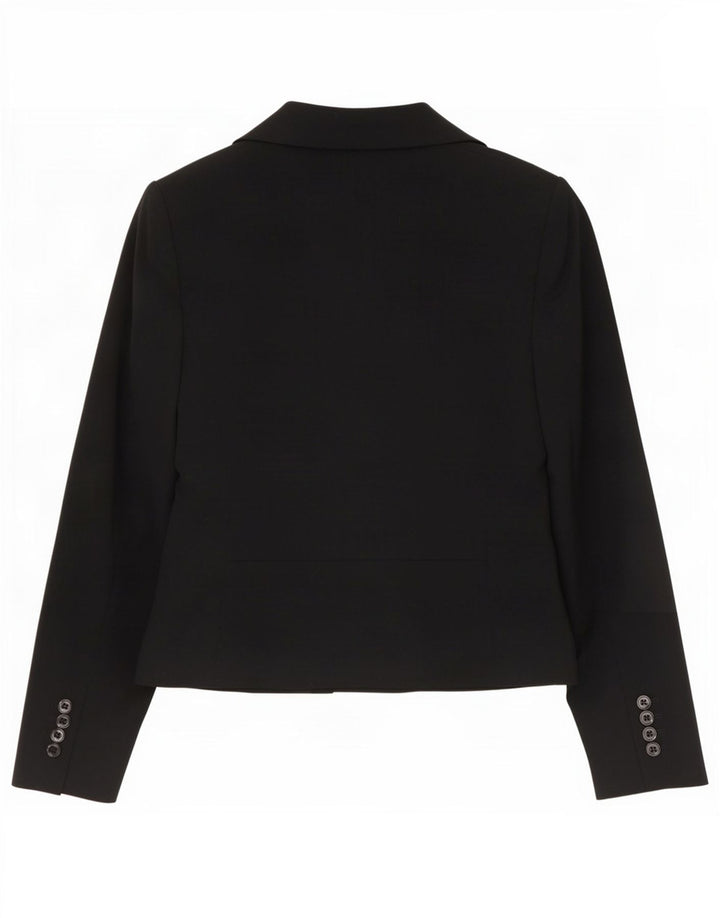 Marks & Spencer Γυναικείο Μπουφάν Blazer UK 6 XS Μαύρο Πολυεστέρας με 2 κουμπιά