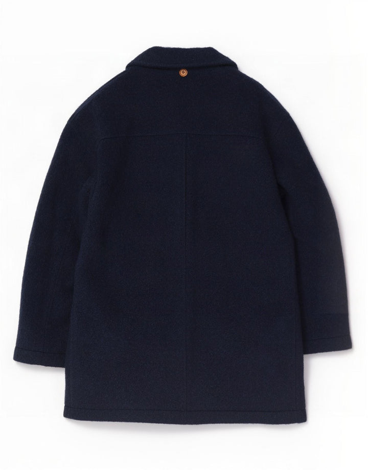 Vintage Ανδρικό παλτό Duffle IT 50 Large Navy Blue Wool