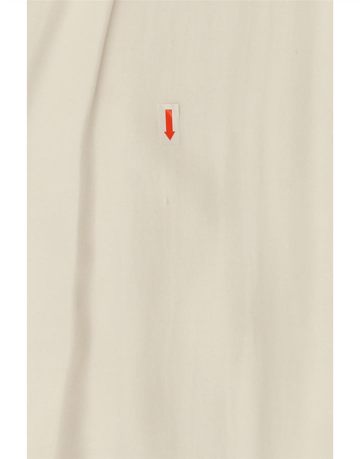 ZARA Womens Shirt UK 20 2XL White Modal Vintage Zara and Second-Hand Zara from Messina Hembry 