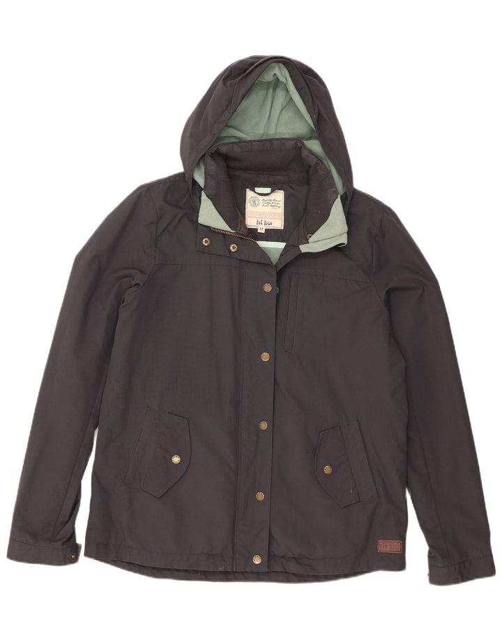 Fat Face Γυναικείο Αντιανεμικό Μπουφάν UK 12 Medium Grey Nylon