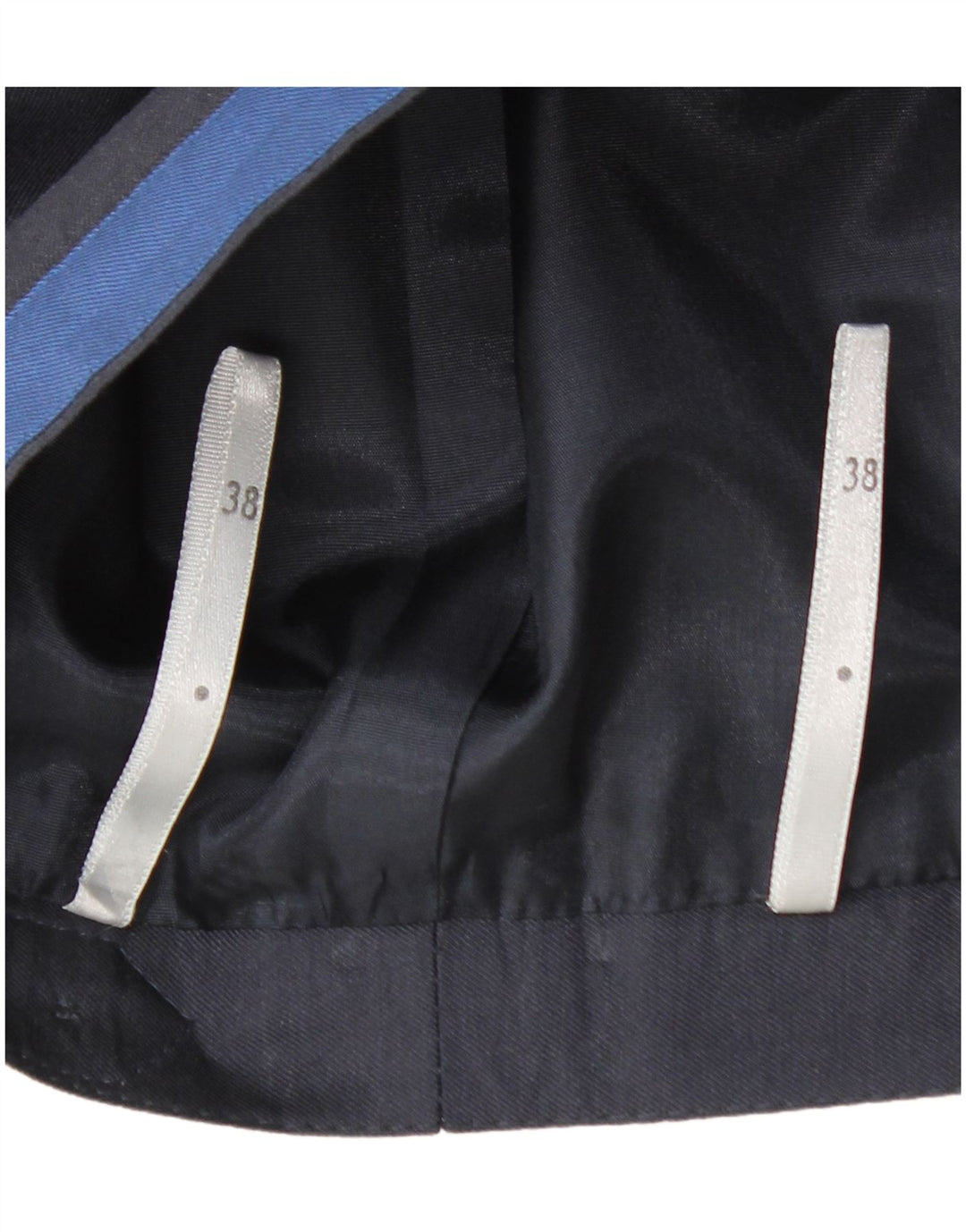 VINTAGE Γυναικεία Ψηλόμεση A-Line φούστα EU 38 Medium W28 Navy Blue