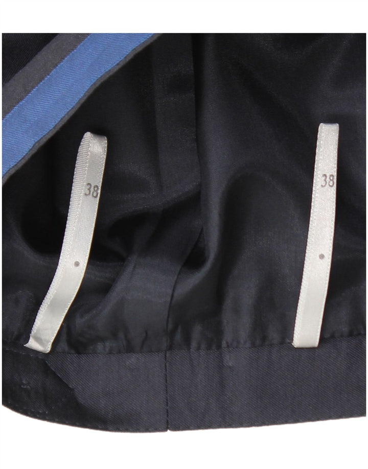 VINTAGE Γυναικεία Ψηλόμεση A-Line φούστα EU 38 Medium W28 Navy Blue