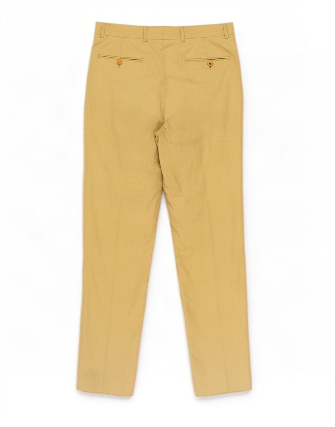 Vintage γυναικείο παντελόνι Chino με καρφίτσες W30 L36 κίτρινο