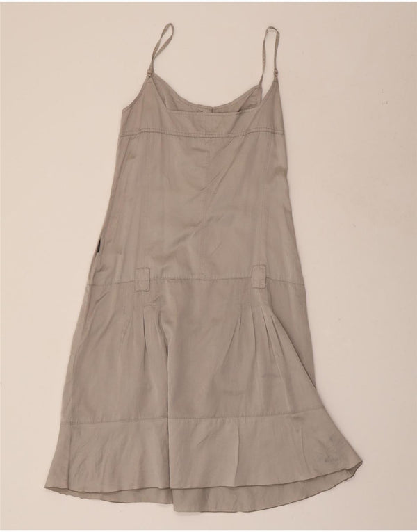 CALVIN KLEIN JEANS Γυναικείο Sundress UK 18 XL Γκρι μεταξωτό