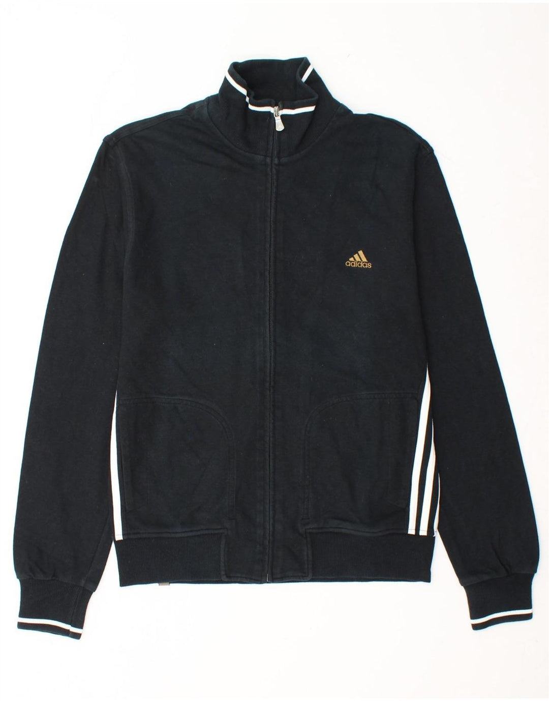 Ανδρική φόρμα ADIDAS Top Jacket UK 36/38 Μικρό μαύρο βαμβακερό