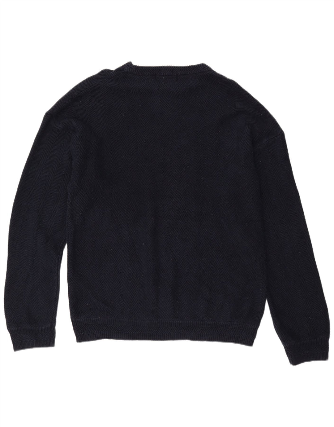 CHAPS RALPH LAUREN Ανδρικό πουλόβερ πουλόβερ με λαιμό σκάφος XL Navy Blue Ψαροκόκκαλο