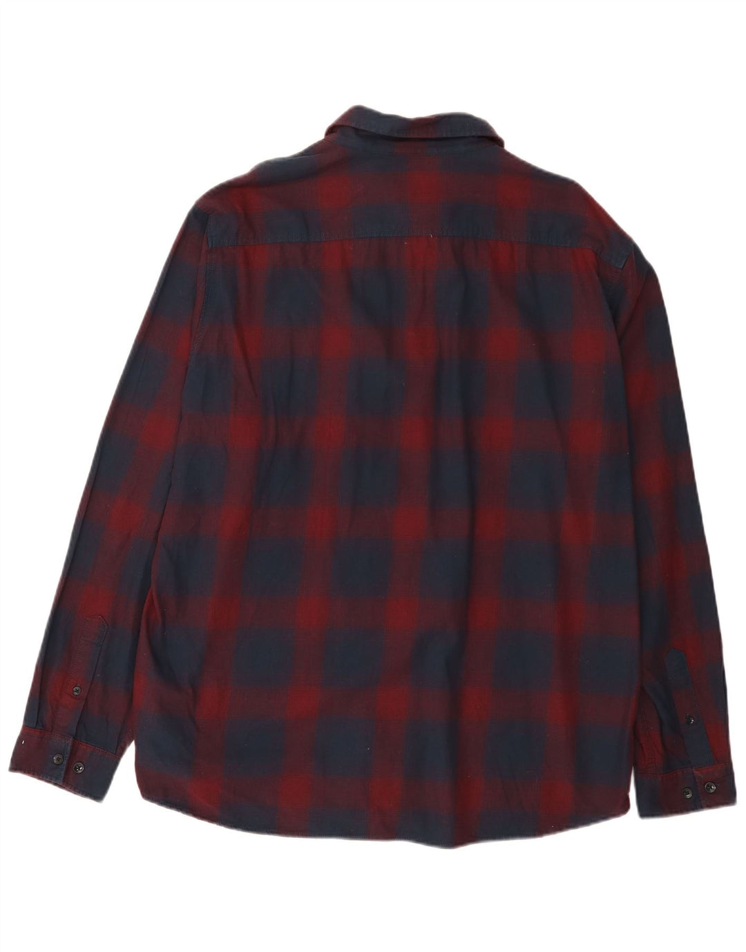 Jack & Jones Ανδρικό Φανελένιο Πουκάμισο 2XL Κόκκινο βαμβακερό