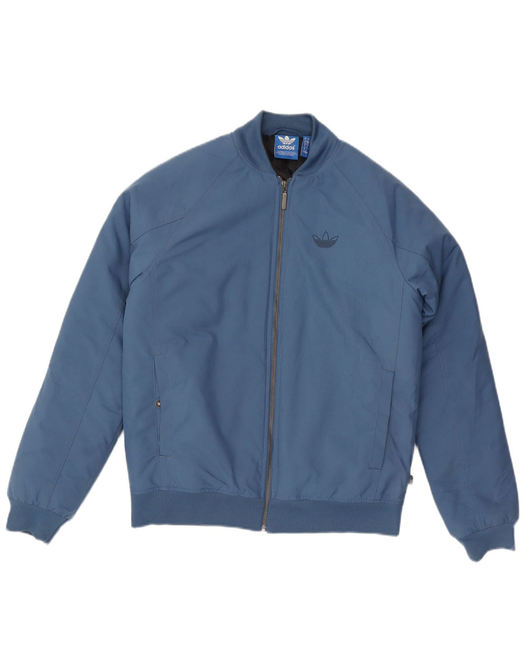 Adidas Ανδρικό Bomber Jacket UK 36 Small Blue Polyester