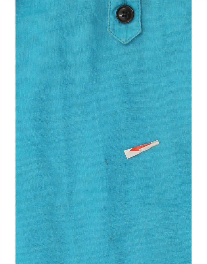 Zara Γυναικείο πουλόβερ φόρεμα UK 10 Small Blue Ramie