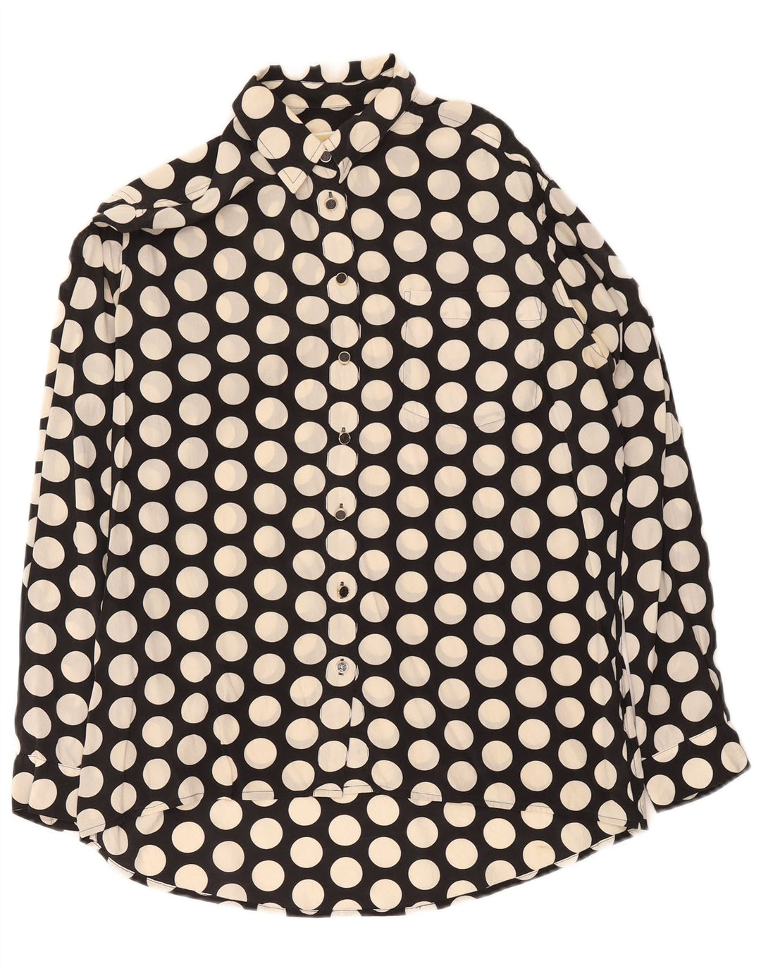 Michael Kors Γυναικείο Longline Oversized πουκάμισο UK 10 Small Black Pot