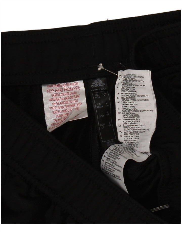 Παντελόνι αθλητικής φόρμας Adidas Boys Primegreen 13-14 ετών μεγάλο μαύρο πολυεστέρα