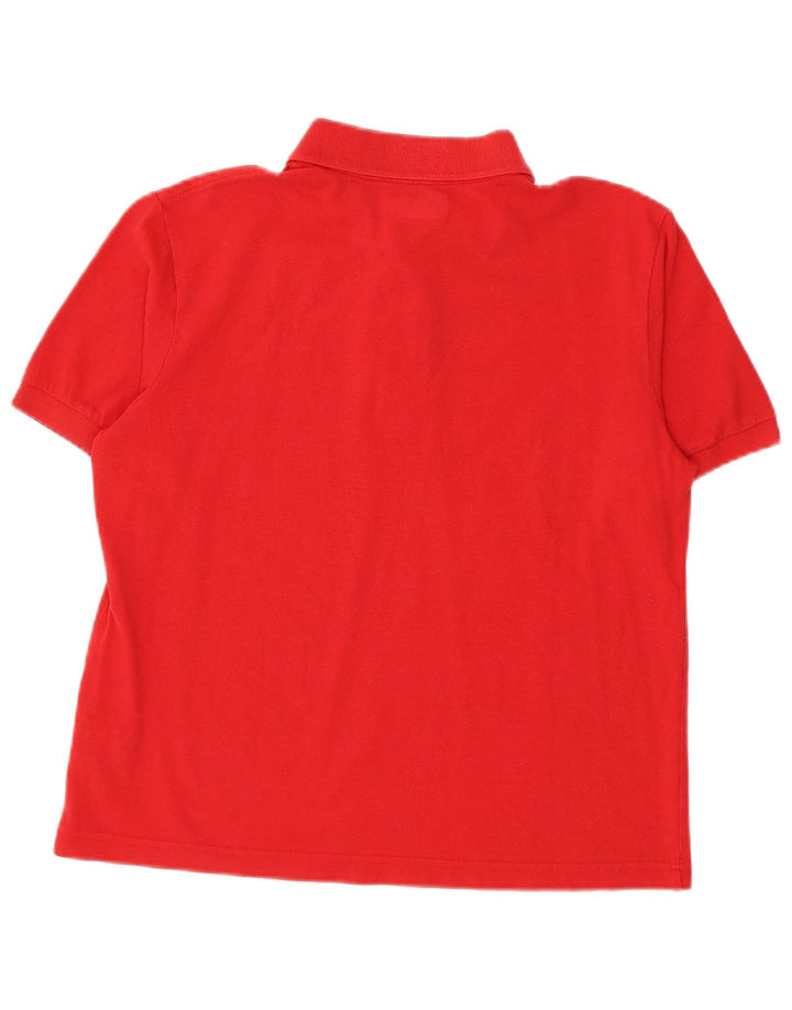 Ανδρικό μπλουζάκι πόλο Kappa Μεσαίο κόκκινο βαμβακερό