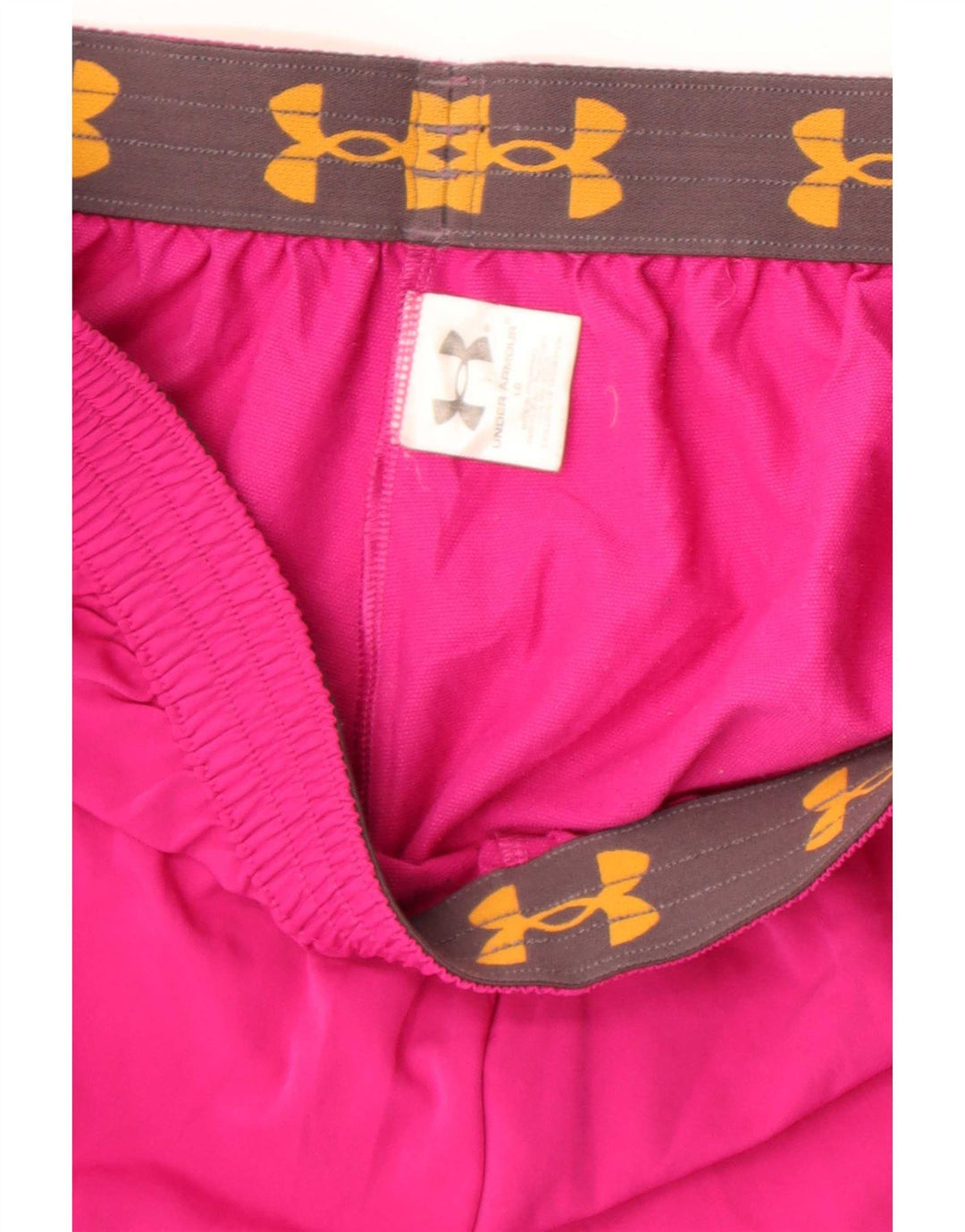 Under Armour Γυναικείο αθλητικό σορτς UK 16 μεγάλο ροζ πολυεστέρα