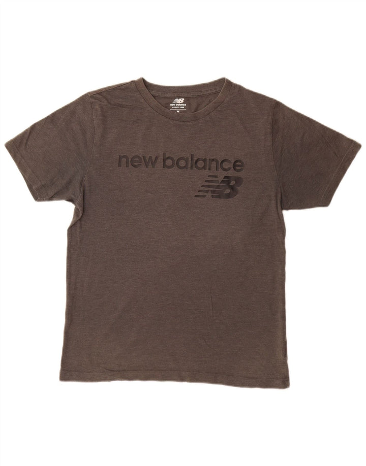 Ανδρικό γραφικό T-Shirt New Balance Top Medium Grey