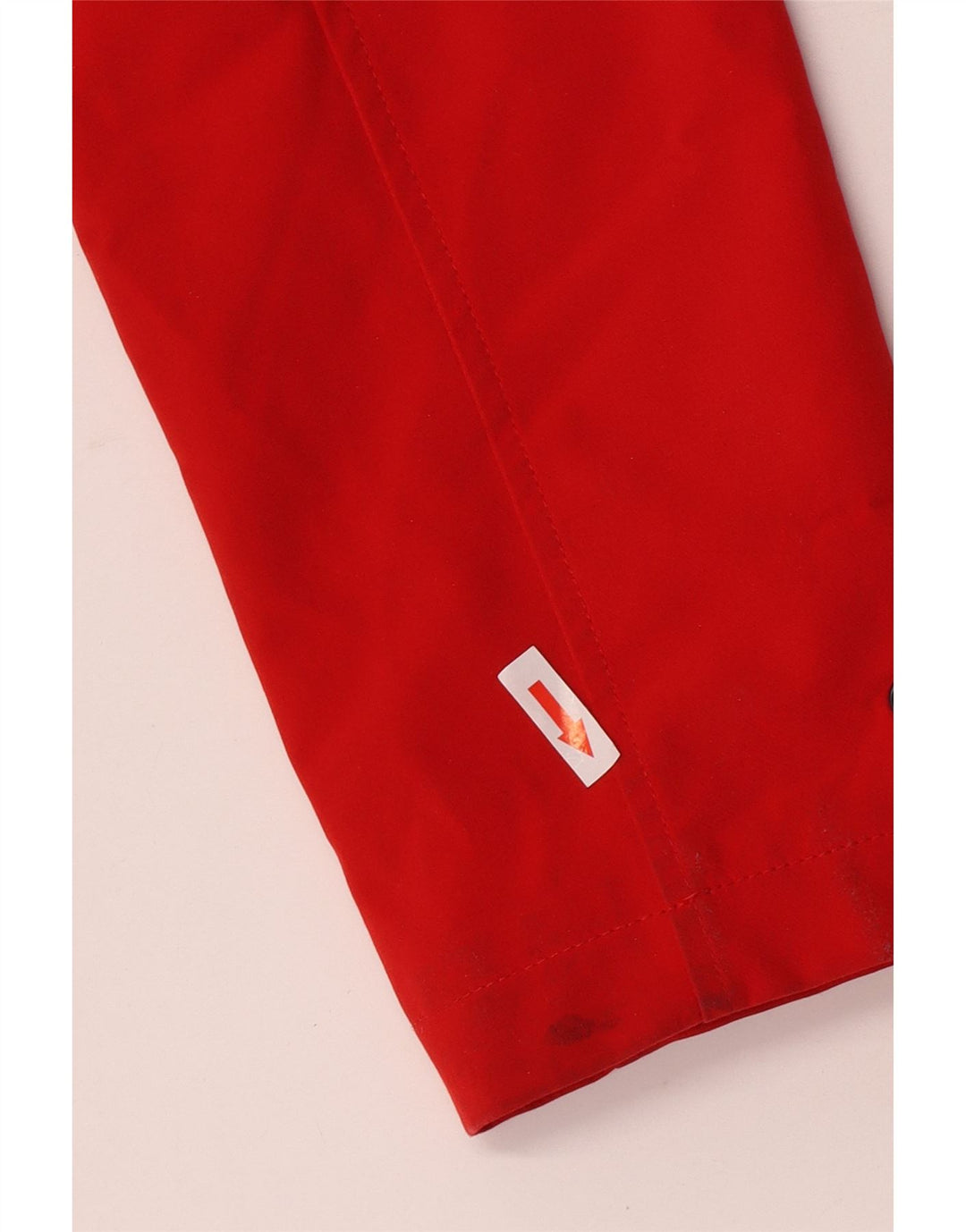 Calvin Klein Γυναικείο μπουφάν Parka με κουκούλα UK 10 Small Red Polyester