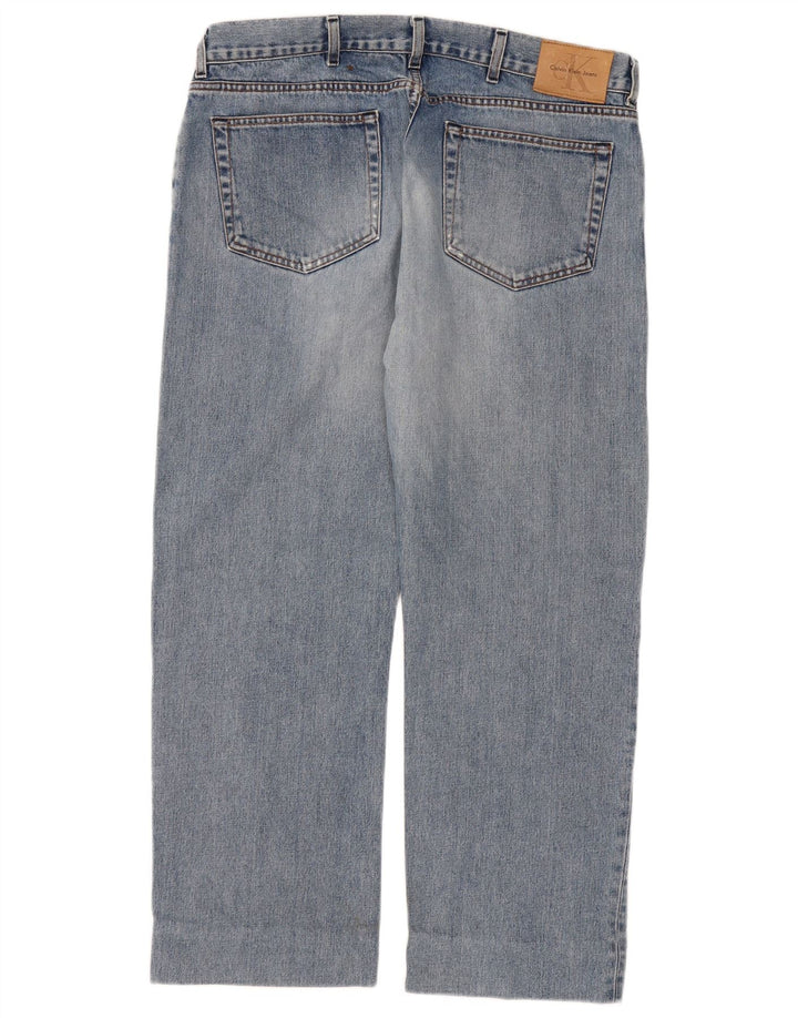 Γυναικείο τζιν ίσιο Calvin Klein W36 L28 Blue
