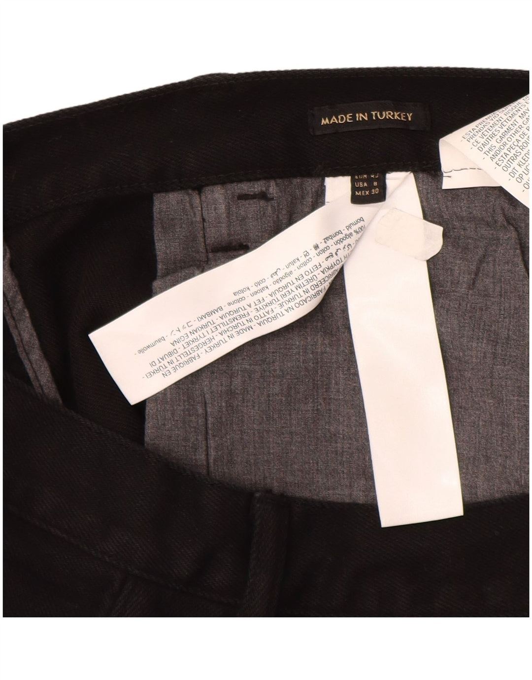 Massimo Dutti γυναικείο ψηλό ίσιο τζιν EU 40 Medium W30 L29 Μαύρο