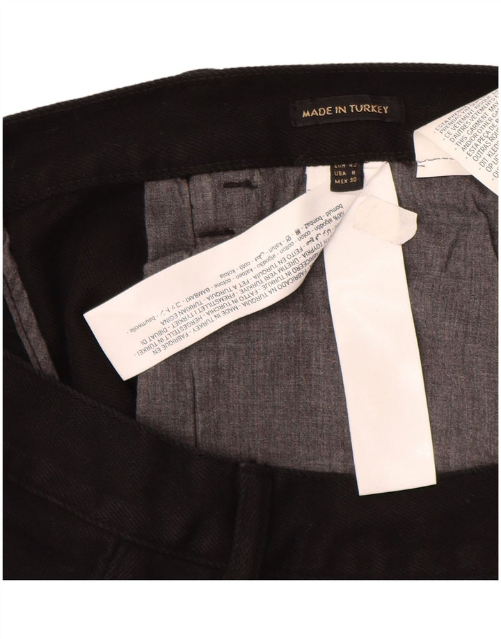 Massimo Dutti γυναικείο ψηλό ίσιο τζιν EU 40 Medium W30 L29 Μαύρο