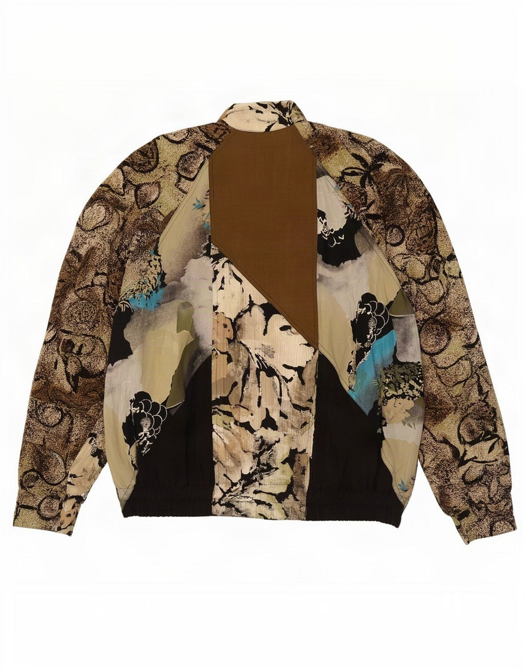 Gerry Weber Γυναικείο Oversized Bomber Jacket EU 40 Medium Khaki Floral Modal