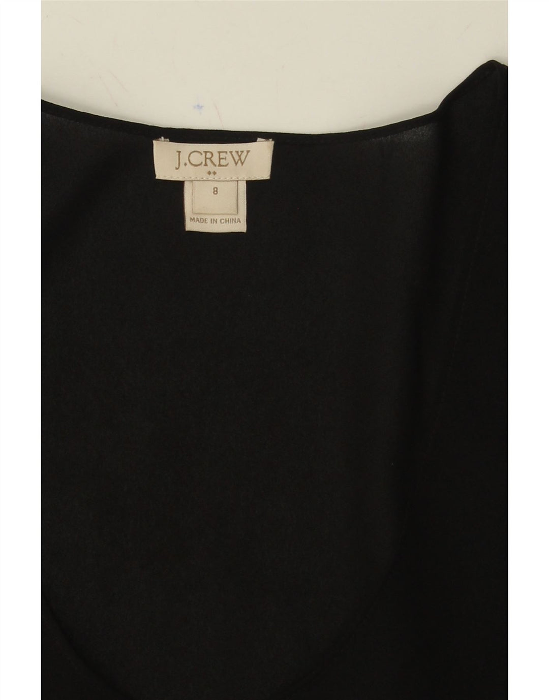 J. CREW Womens Sleeveless Blouse Top US 8 Medium Black Polyester Vintage J. Crew and Second-Hand J. Crew from Messina Hembry 