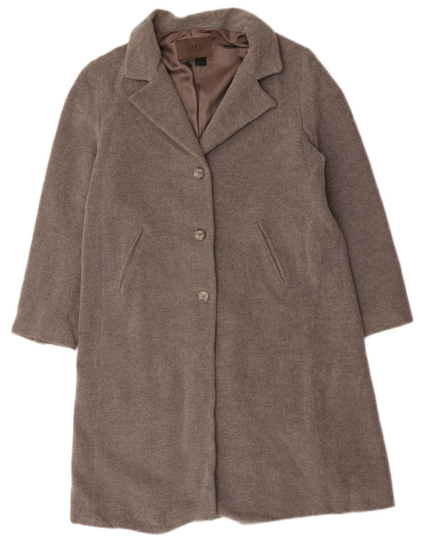 Zara Γυναικείο Παλτό EU 42 Large Grey