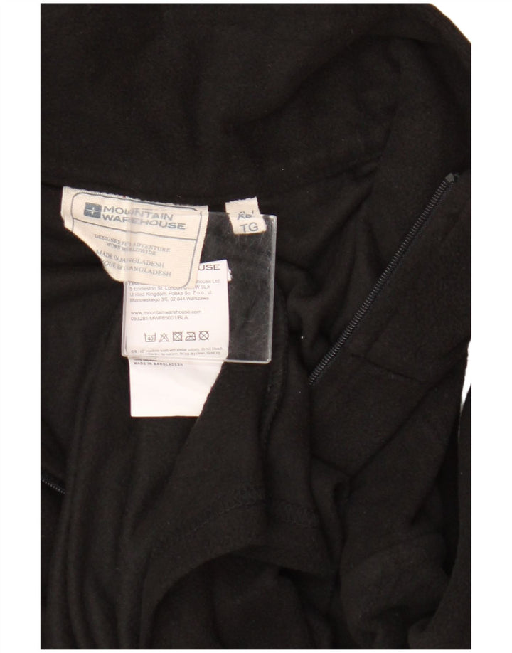 Mountain Warehouse Ανδρικό φερμουάρ Fleece Jumper XL Μαύρο πολυεστέρα