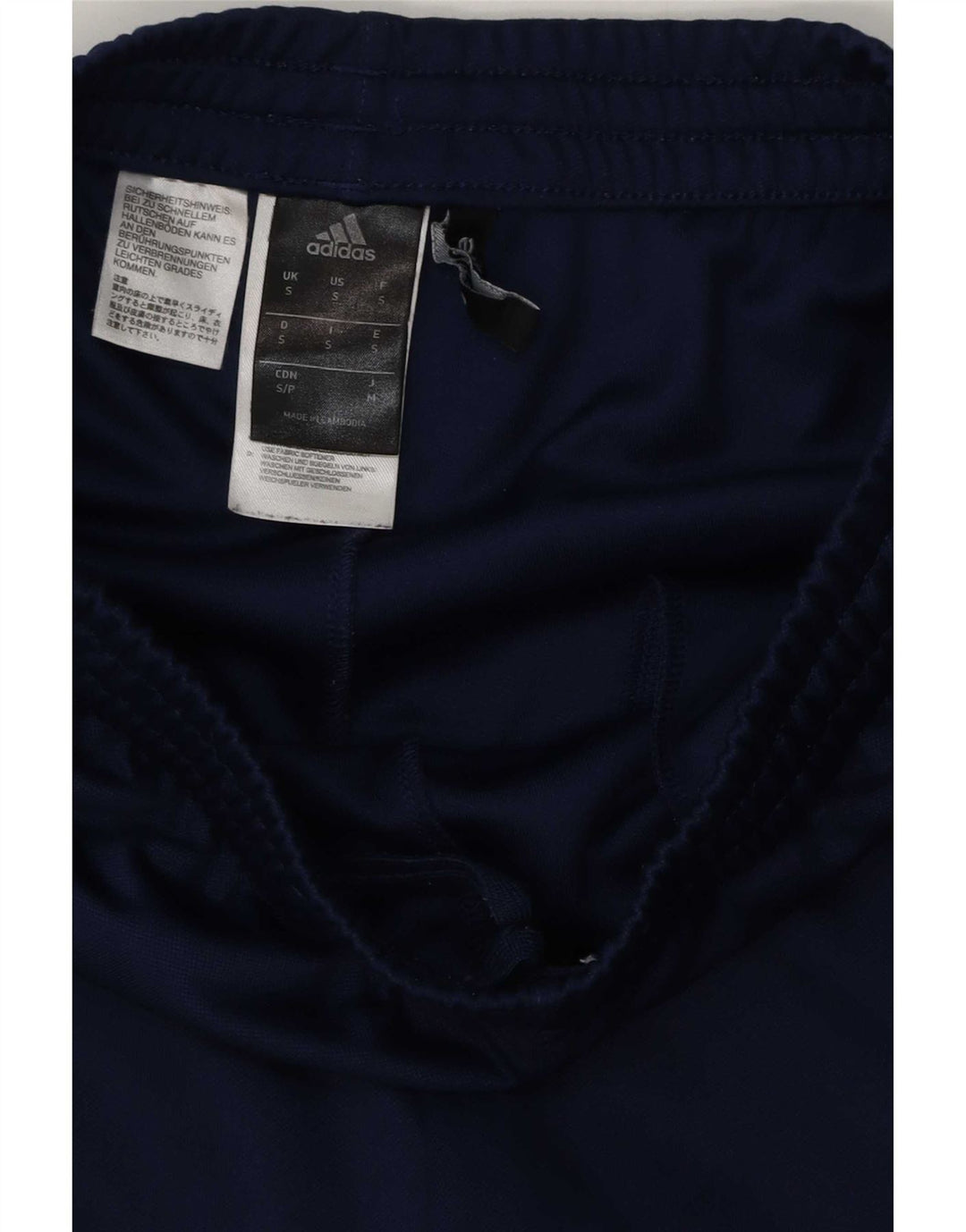 Ανδρική αθλητική φόρμα Adidas Climalite Μικρό Navy Blue Polyester