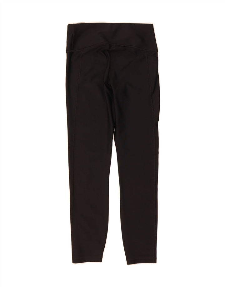 UNDER ARMOUR Womens Heat Gear Leggings UK 8 Small  Black Polyester Vintage Under Armour and Second-Hand Under Armour from Messina Hembry 
