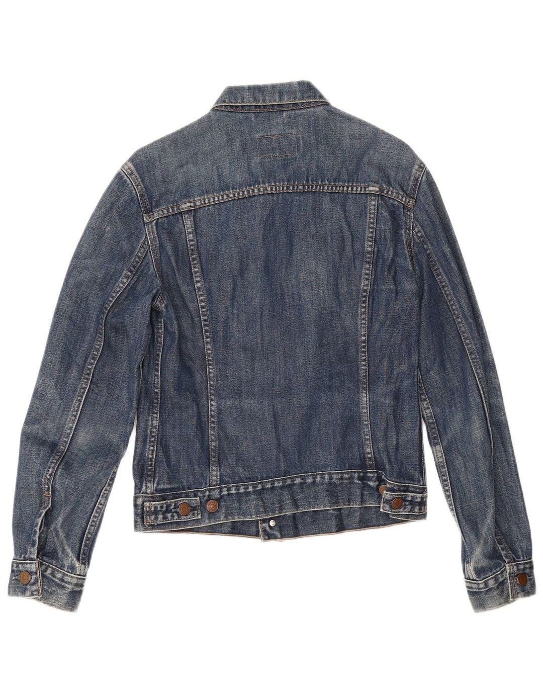 Levi's Girls Denim Jacket 11-12 Years Medium Navy Blue Cotton