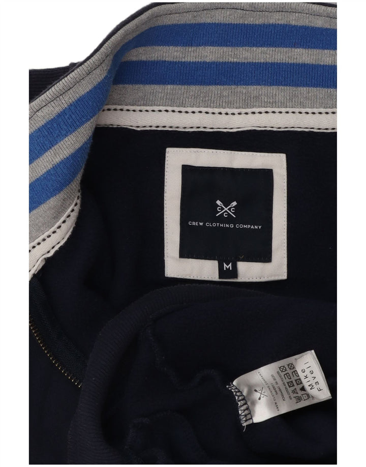 Ανδρική αθλητική φόρμα Crew Clothing Top Jacket μεσαίο ναυτικό μπλε βαμβακερό