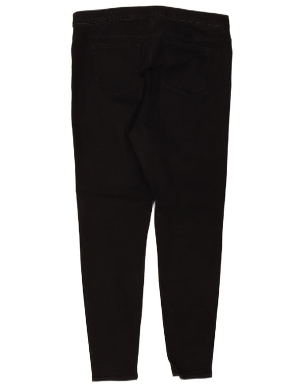 Marks & Spencer Γυναικεία Jegging Jeans UK 18 XL W36 L29 Μαύρο βαμβακερό