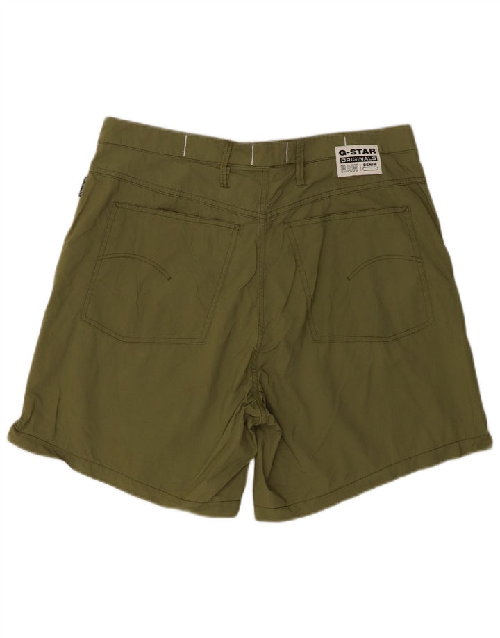 Ανδρικό σορτς Chino G-Star W29 Μικρό Χακί Βαμβακερό