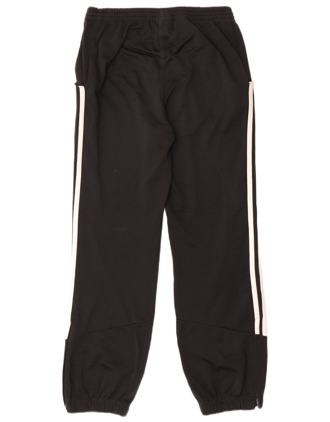 Adidas Boys Tracksuit Trousers Joggers 11-12 Years Black Polyester