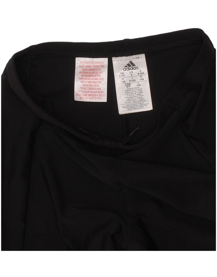 Adidas Girls Sports Short 9-10 Years Μαύρο Πολυεστέρα