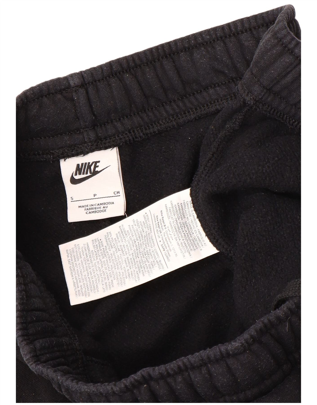 Ανδρική φόρμα Nike Cargo Παντελόνι Joggers Μικρό μαύρο βαμβακερό