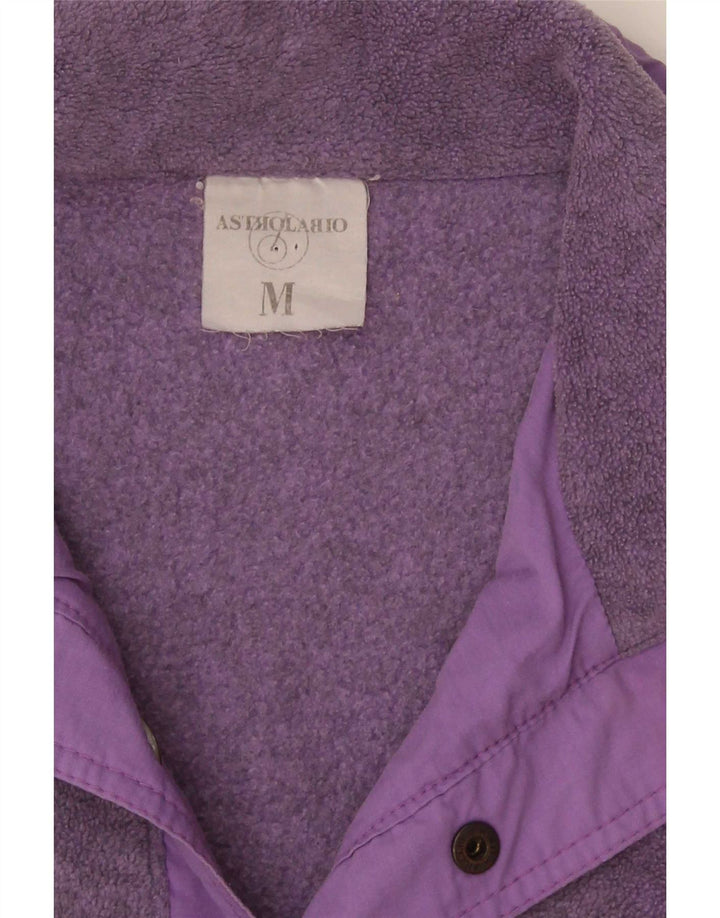 Astrolabio Ανδρικό κουμπιά λαιμό Fleece Jumper Μεσαίο Μωβ