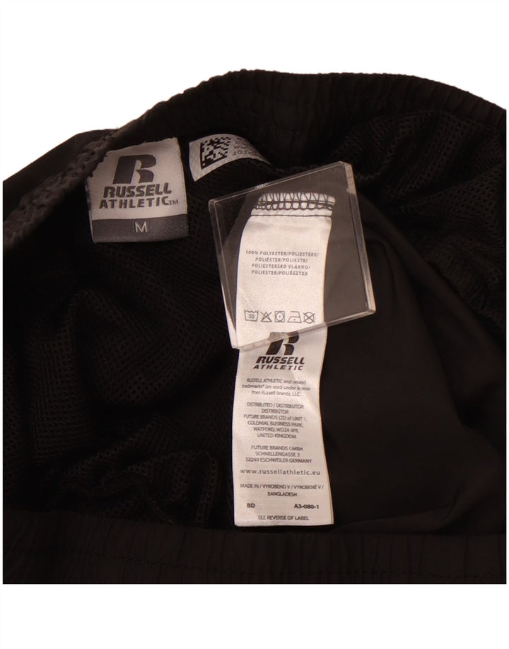 Ανδρικό αθλητικό σορτς RUSSELL ATHLETIC Μεσαίο μαύρο πολυεστέρα