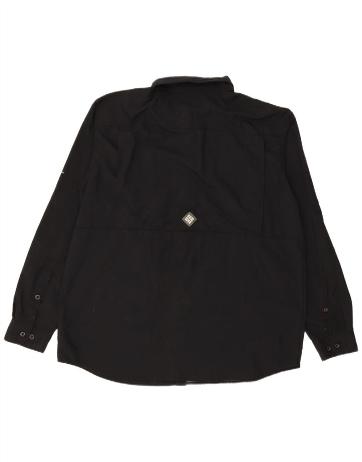 Ανδρικό πουκάμισο COLUMBIA XL μαύρο νάιλον