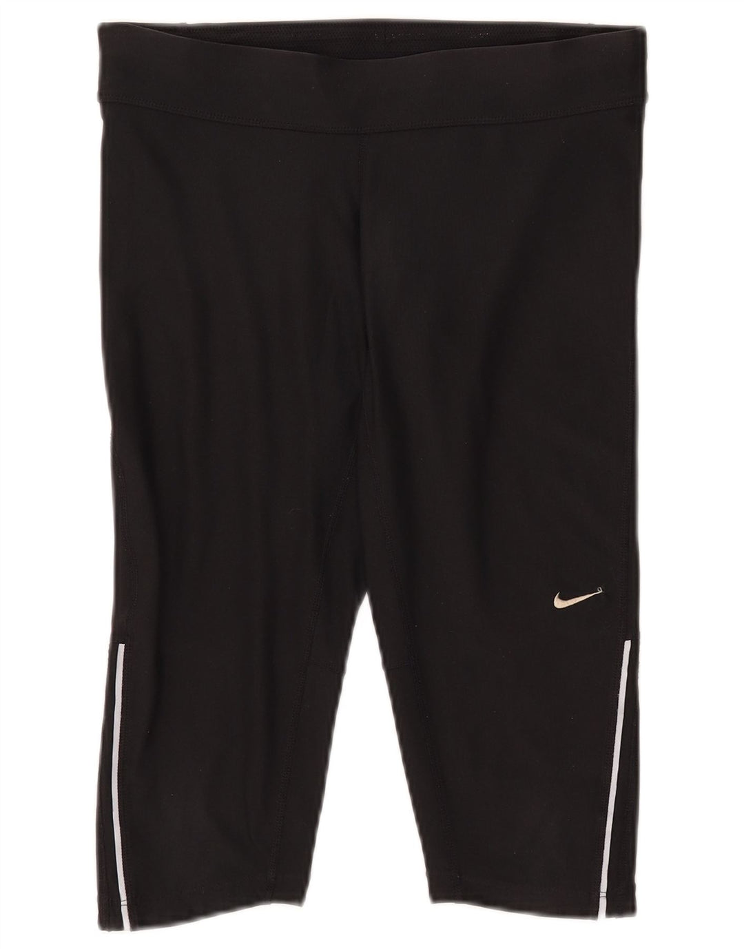 NIKE Γυναικεία Dri Fit Bermuda αθλητικά σορτς UK 10 Small Black Polyester