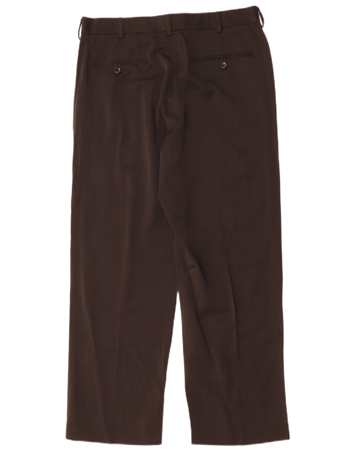 Ανδρικό ίσιο παντελόνι Chino Izod W34 L29 Μαύρο πολυεστέρα