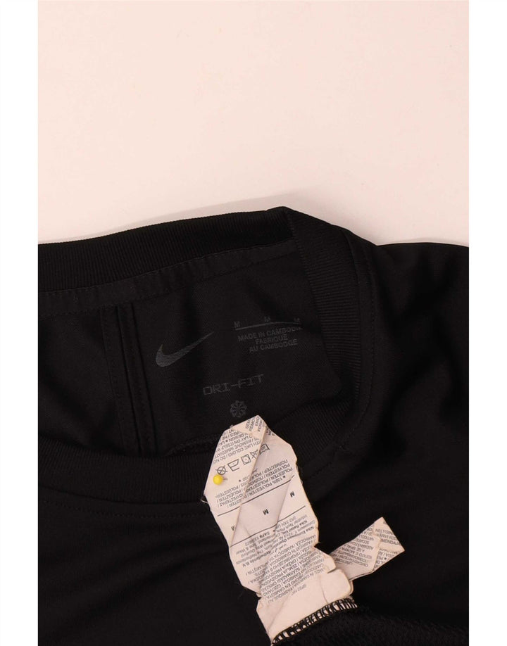 Ανδρικό T-Shirt Nike Dri Fit Τοπ μεσαίου μαύρου χρώματος πολυεστέρας