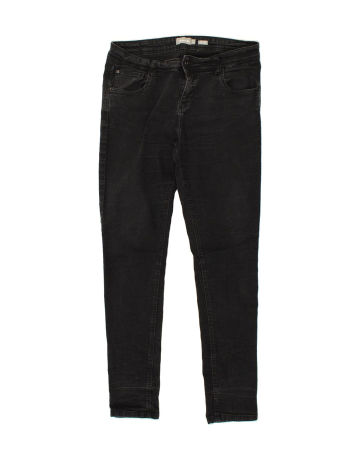 ΠΑΓΚΟΣ Γυναικείο Skinny Jeans W34 L34 Μαύρο Βαμβακερό