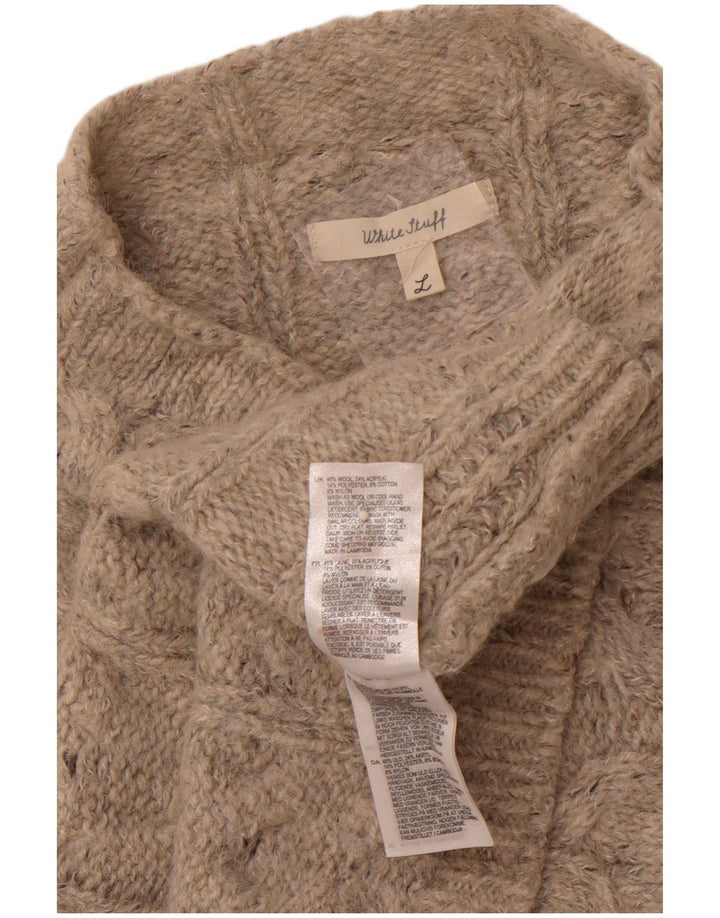 WHITE STUFF Γυναικείο υπερμεγέθη γιλέκο χελώνας Tank Top UK 16 Large Grey