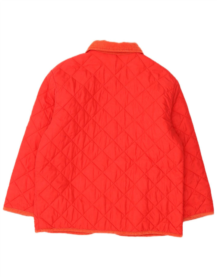 Μπουφάν Benetton Boys Quilted Jacket 13-14 Years Large Red Polyamide