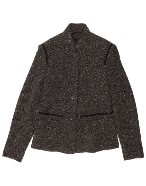Rene Lezard Γυναικείο σακάκι με 4 κουμπιά μπλέιζερ EU 38 Medium Grey Flecked