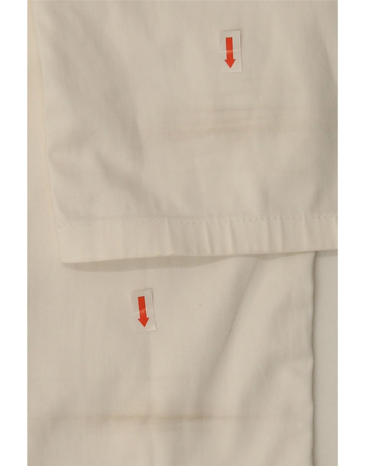 Zara Ανδρικό Slim Casual Παντελόνι EU 40 Medium W31 L29 Λευκό