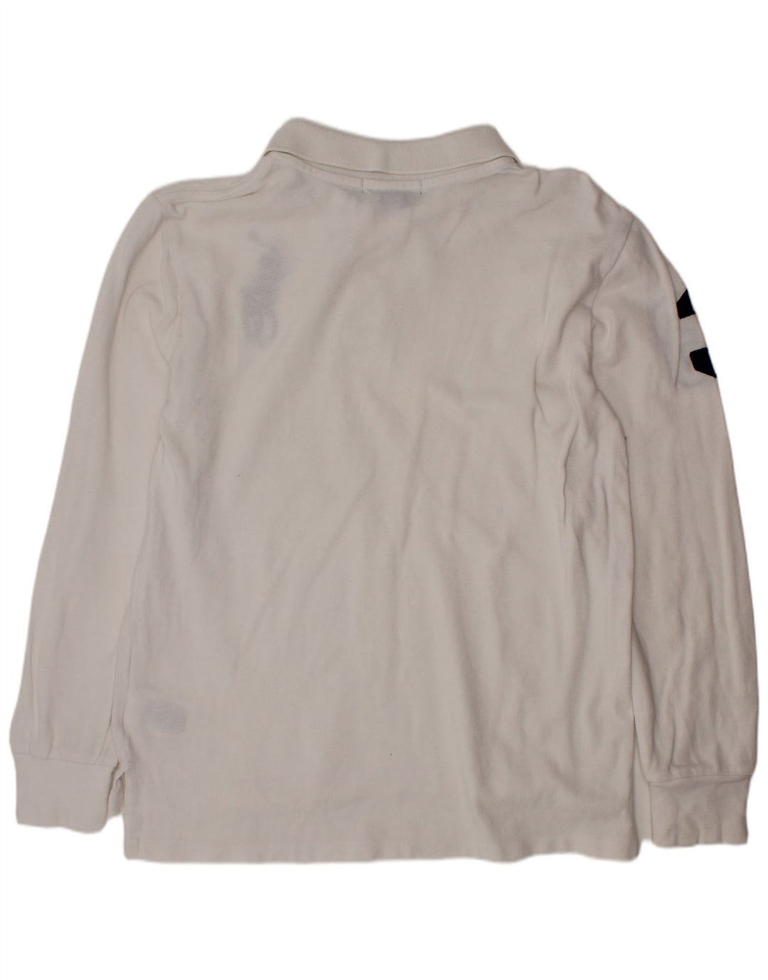 POLO RALPH LAUREN Αγόρια γραφικό μπλουζάκι πόλο 10-11 ετών Μεσαίο λευκό